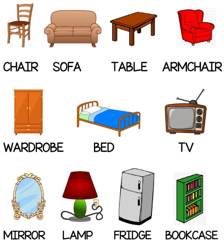 Furniture Pronunciation In English at Gloria Martin blog